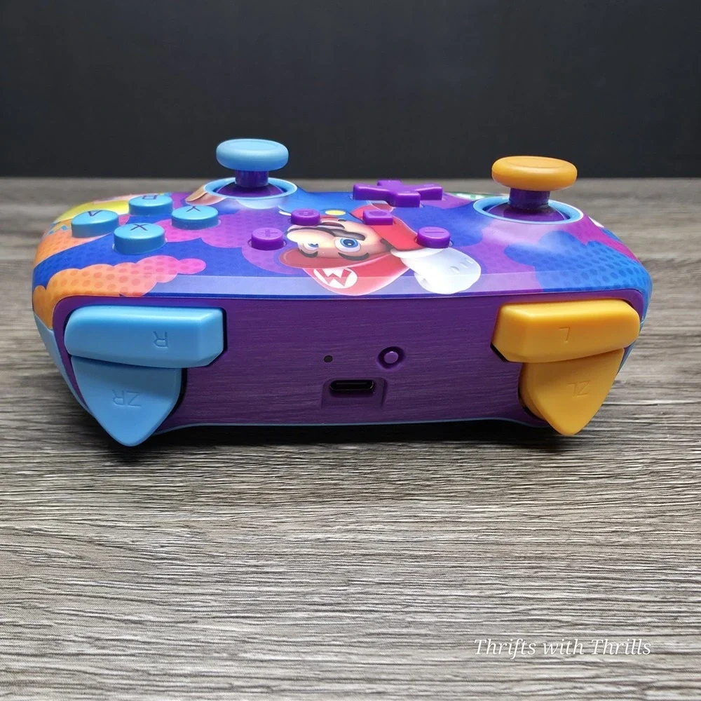 PowerA Enhanced Wireless Controller - Nintendo Switch 1 & 2 - Mario Color Splash